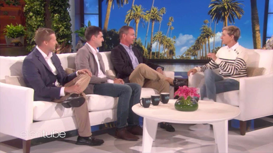 Dr. McGirt and Dean on The Ellen Degneres Show
