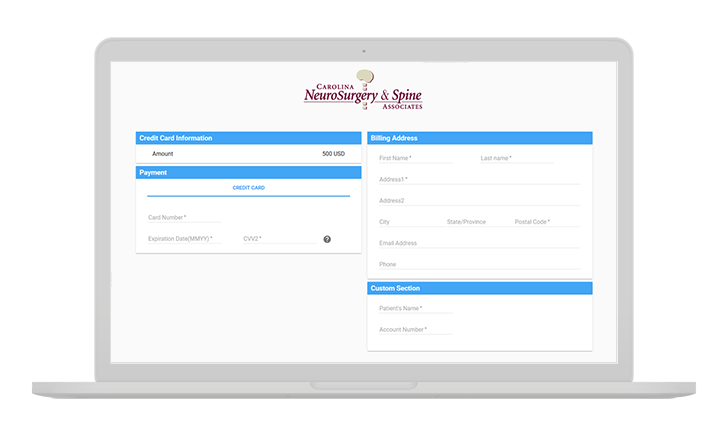 Example of Portal with information Example of Portal with information